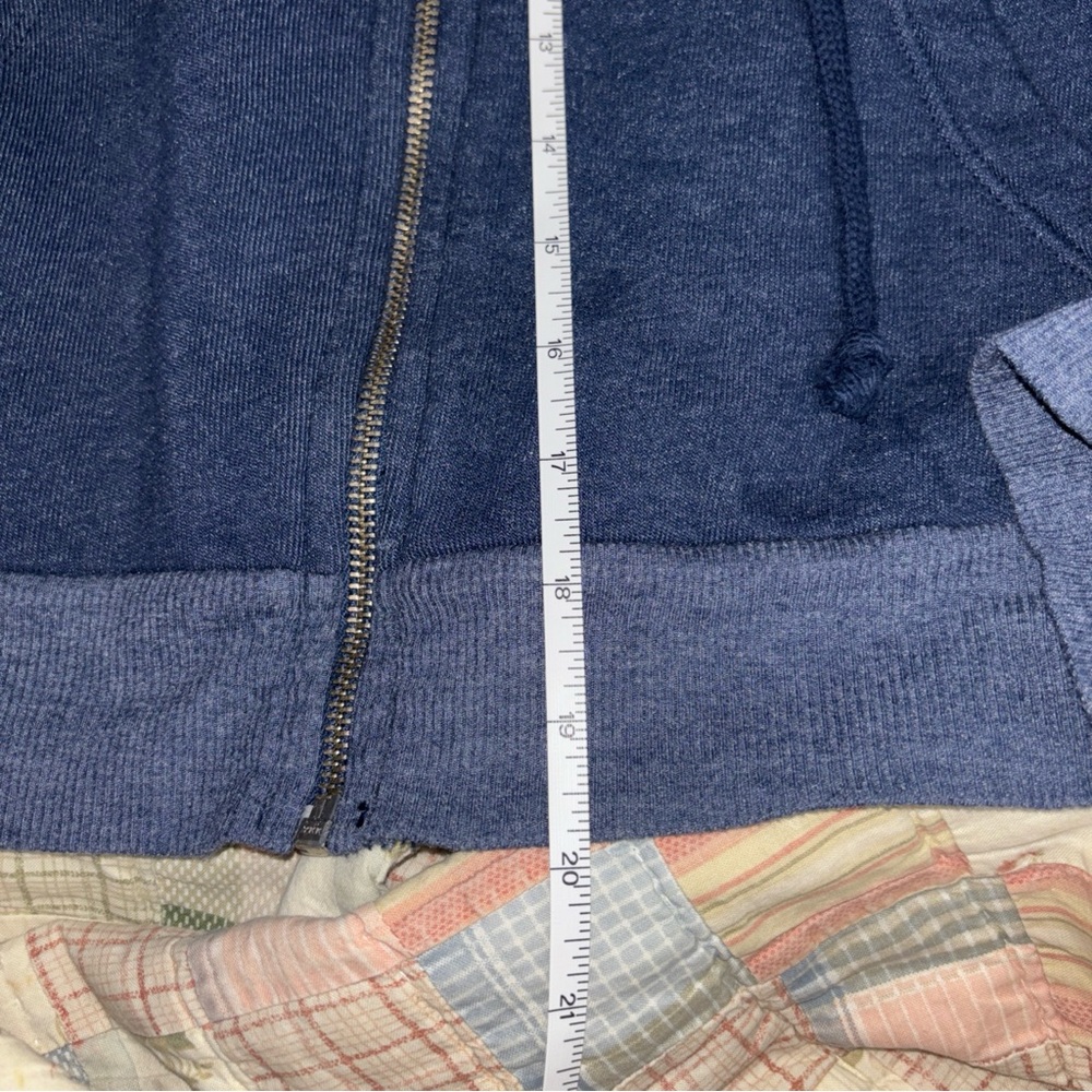 Wildfox Navy Blue Hoodie with White Stripes - Picture 6 of 6